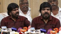 T. Rajendar press meet | Rajini - Kamal | Film Distributors Association