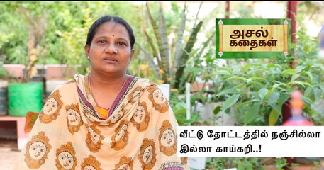 வீட்டு மாடி தோட்டத்தில் நஞ்சில்லா இல்லா காய்கறி.. கலக்கும் சுபஸ்ரீ..!