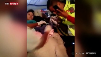 Suni teneffüs yaparak yeni doğmuş bebeğin hayatını kurtardı