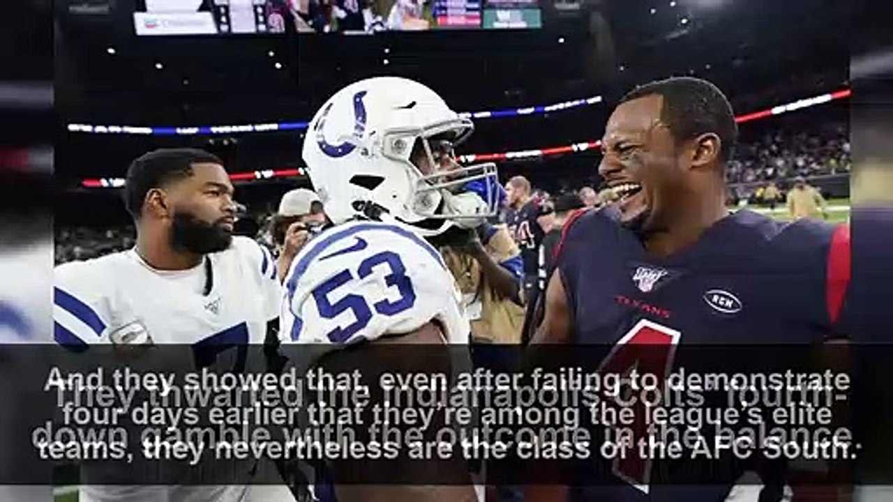 A Little Luck And A Crucial Stop Go A Long Way As Texans Beat Colts - HFNews