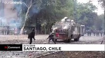 اعتراض‌ها در شیلی وارد ماه دوم شد؛ معترضان همچنان در خیابان‌های پایتخت