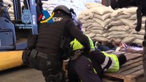 Incautan 426 kilos de cocaína en un contenedor del puerto de Valencia