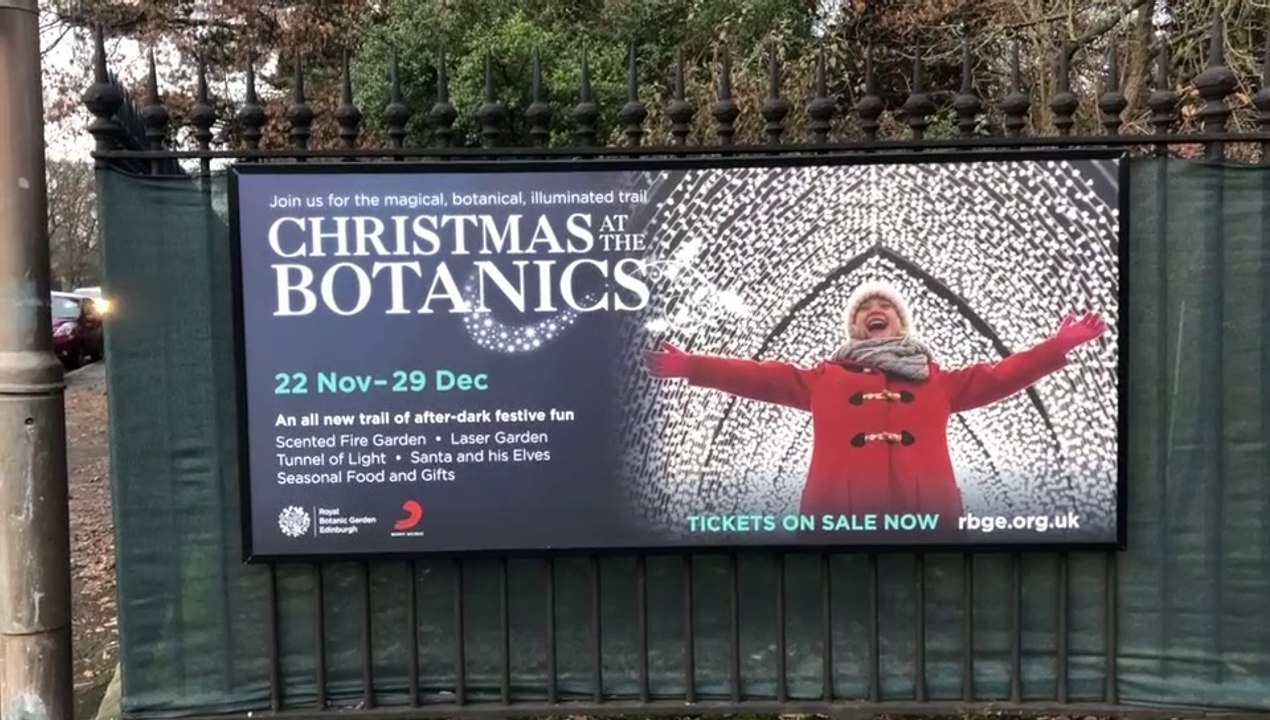 FIRST LOOK: Christmas At The Botanics 2019 opens at Royal Botanical Garden Edinburgh