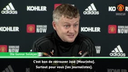 Man United - Solskjær : "C'est bon de retrouver Mourinho"