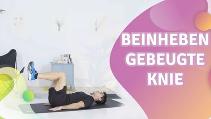 Beinheben, gebeugte Knie -  Besser gesund Leben
