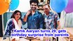 Kartik Aaryan turns 29. gets birthday surprise from parents