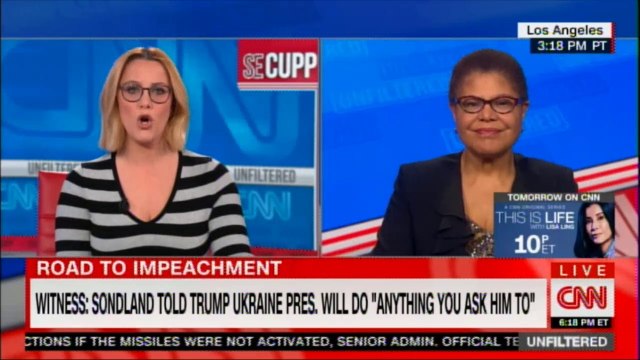 S.E. Cupp discuss on Witness: Sondland told Trump ukraine Pres. will do Anything you ask him to . @secupp #News #SECupp #DonaldTrump