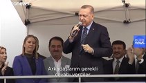 Erdoğan: Suriye'nin kuzeyinde YPG'ye verilen tırlar dolusu silahın yerini bulduk