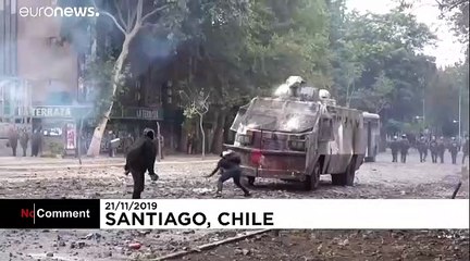 Protests continue in Santiago despite reforms proposals