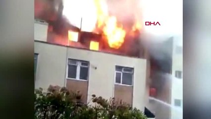İngiltere'de otelde büyük yangın