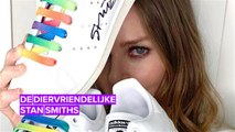 Stella McCartney's vegan Stan Smiths zijn er nu ook in regenboogkleuren