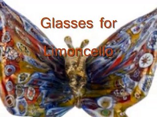 Glasses for Limoncello