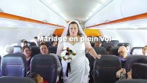 Un couple obtient l'autorisation de se marier en avion