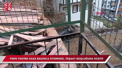 Fren yerine gaza basınca...