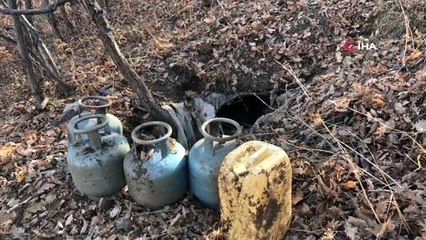 Bingöl'de el bombası ile tuzaklanmış sığınak imha edildi