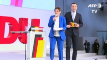 Merz gibt sich zahm und stützt Kramp-Karrenbauer