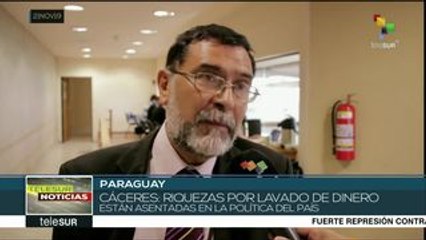 Paraguay: expdte. Cartes implicado en presunta red de lavado de dinero
