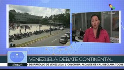 Venezuela: jóvenes marchan en el Día del Estudiante Universitario