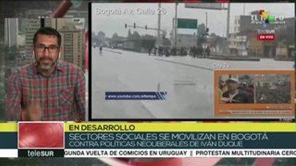 Colombia: respaldo masivo a jornada de paro nacional