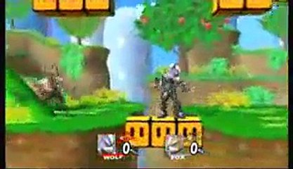 Super Smash Bros. Brawl - Wolf VS Fox