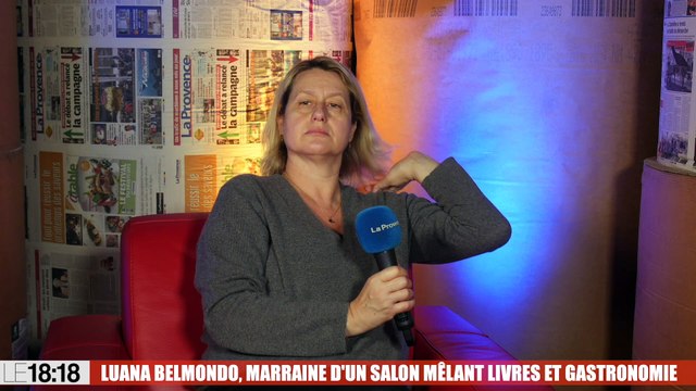 L'invité du 18:18 : Luana Belmondo, marraine du salon 'Autour du livre , mêlant livre et gastronomie