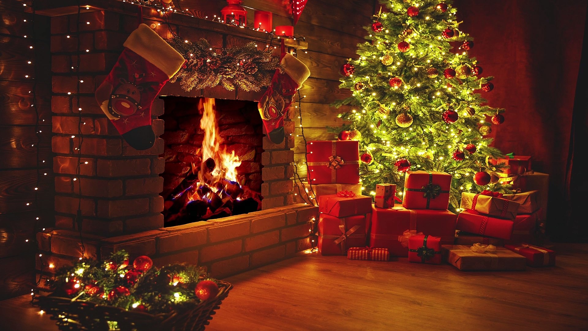 Christmas Fireplace with Beautiful Christmas Music 4K - video Dailymotion