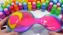 Mixing Slime Glitter Water Clay Learn Colors Surprise Eggs Toys For Kids