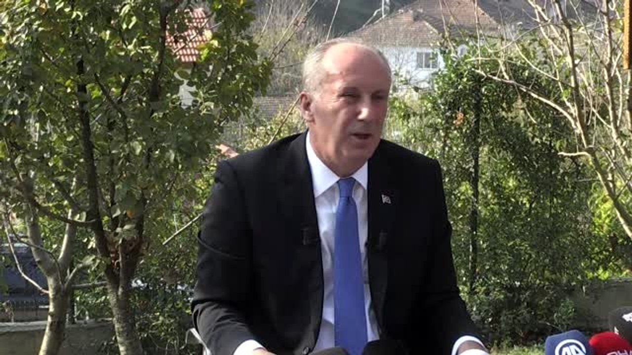 İnce: "Bu tezgah, bu komplo çözülmeden Türkiye'de CHP'nin temiz siyaset yolculuğu yara alır"- YALOVA