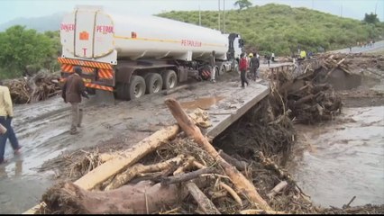 Dozens killed in Kenya landslide after torrential rains