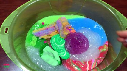 Festival of Colors !! Mixing Random Things Into Store Bought Slime !! Satisfying Slime Smoothie #782