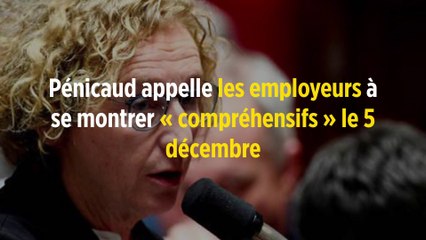 Pénicaud appelle les employeurs à se montrer « compréhensifs » le 5 décembre