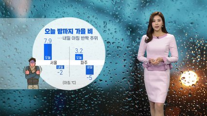 [날씨] 오늘 밤까지 가을 비...내일 아침 밤짝 추위 / YTN