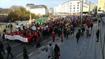 Bruxelles: 10.000 personnes manifestent contre les violences faites aux femmes