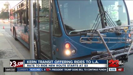 Kern Transit Offering Rides to L.A.