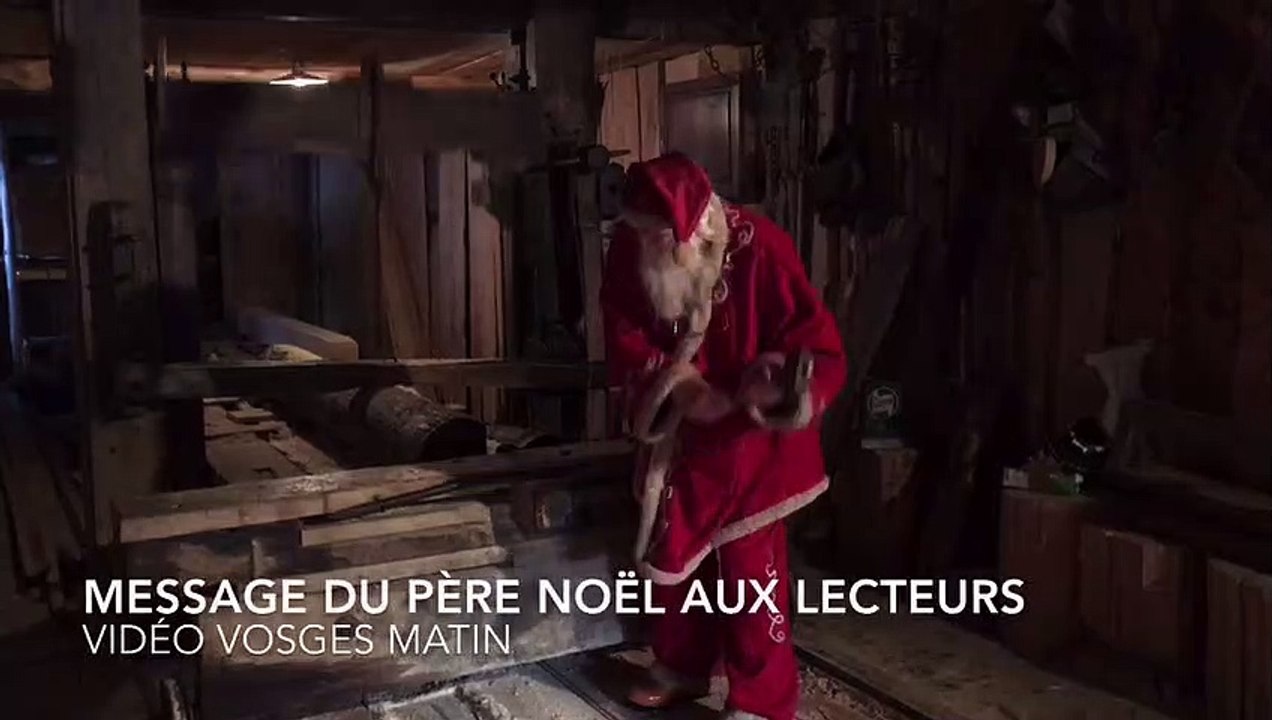 Le Père Noël adresse un message aux lecteurs de Vosges Matin