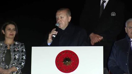 Cumhurbaşkanı Erdoğan: "(YPG/PKK'ya verilen silahlar) 32-33 bin tır ve bunları depoladıkları...