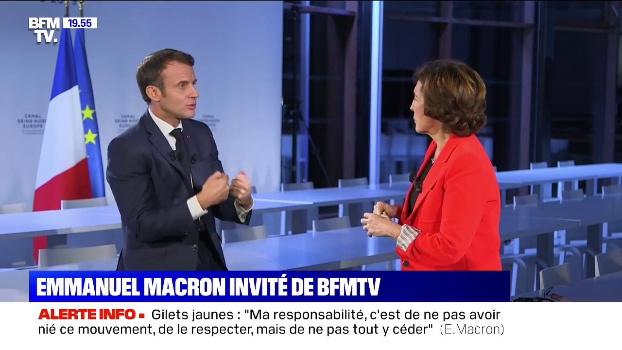 Retraites: "Dès que la réforme est votée, il faut que les nouveaux entrants rentrent dedans", déclare Emmanuel Macron