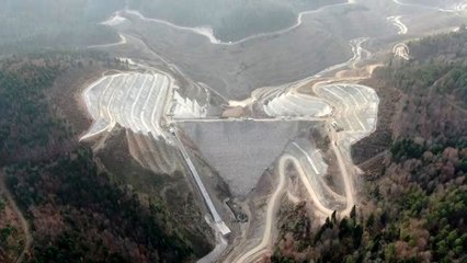 Sakarya'da, Akçay Barajı'nda su tutulmaya başlandı