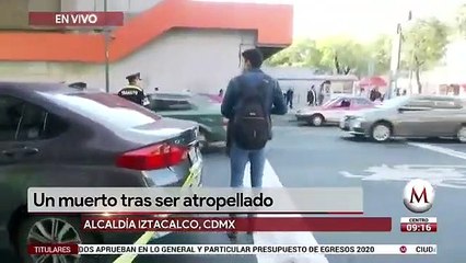 Muere hombre tras ser atropellado en CdMx