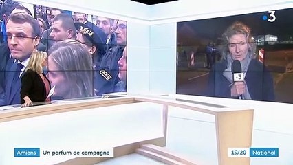 Amiens : un parfum de campagne pour Emmanuel Macron