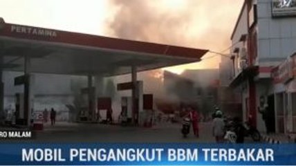 Truk Tangki BBM Terbakar di Makassar, Satu Orang Terluka