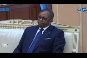 RTG/Audience du Ministre de la justice et du président de la cour de cassation avec le Président de la république Ali Bongo Ondimba