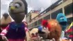 Unique Colombian puppets lead protests in Bogota