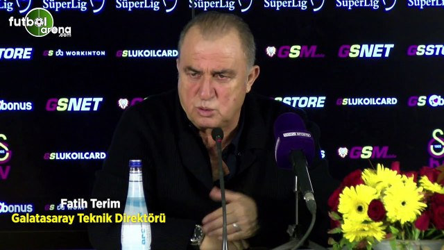 Fatih Terim, Puan kaybedilen maçların çoğunda ben yokum dedi ve TFF'ye gönderme yaptı