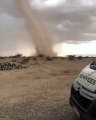 Une impressionnante tornade de poussière filmée en Argentine