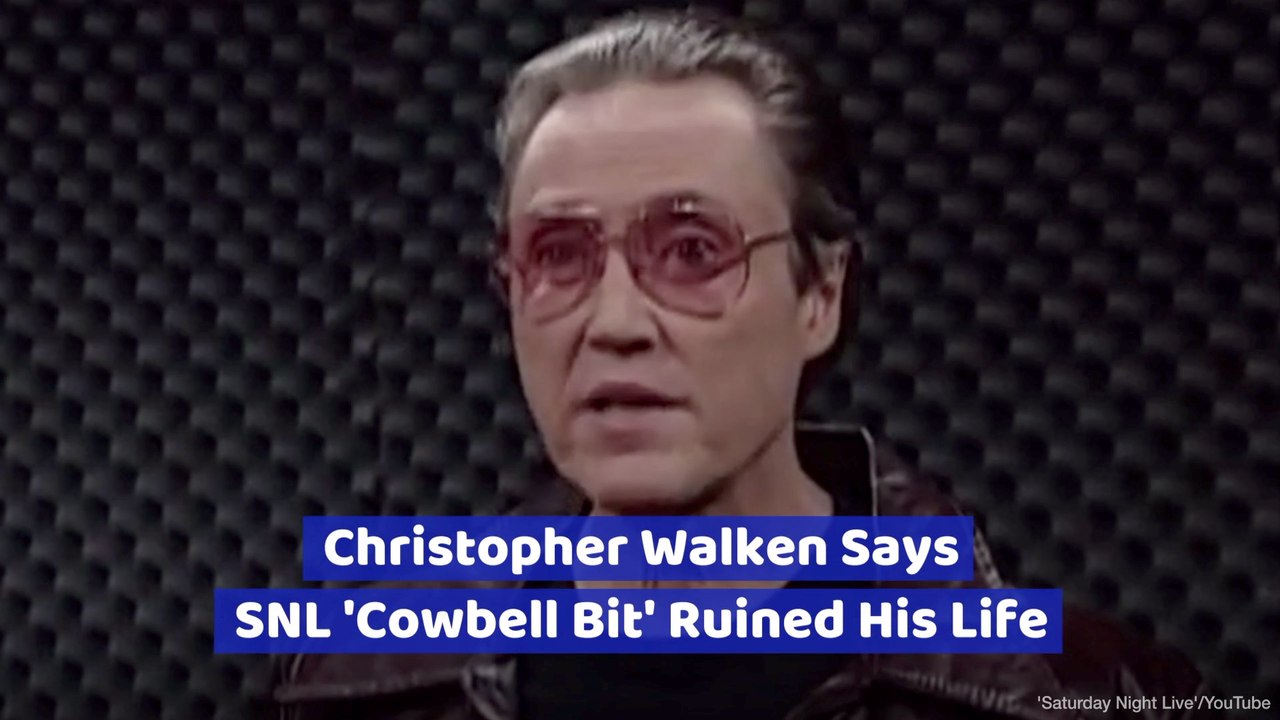 Christopher Walken Comments On Cowbell video Dailymotion