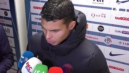 La réaction de Thiago Silva