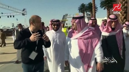 (الحكاية من معرض الرياض للسيارات).. لقاء مع سمو الأمير محمد بن الرحمن بن عبد العزيز آل سعود نائب أمير منطقة الرياض