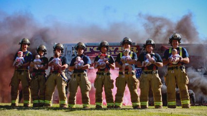 North Carolina Firefighters Celebrate Baby Boom with Adorable Photoshoot