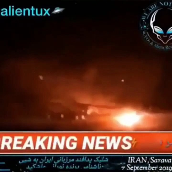 Iranian military tried to shoot a Chariot of the Most High